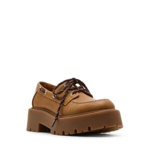 Madden Girl Women's Caden Platform Lug Sole Boat Shoe